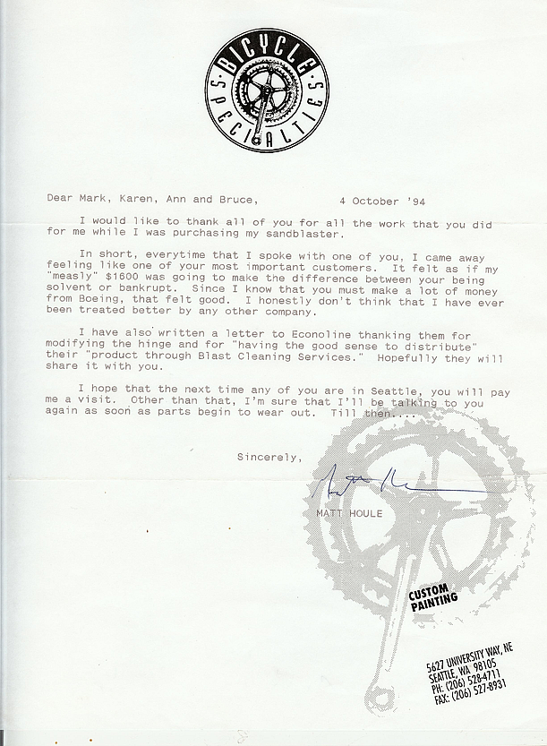 customer testimonial